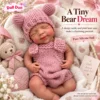 Pink Bear Hat Sleeping Smile