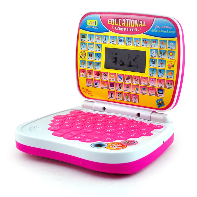 2 in 1 Electronic Touch Learning Laptop Tablet Toy Study Game for Kids