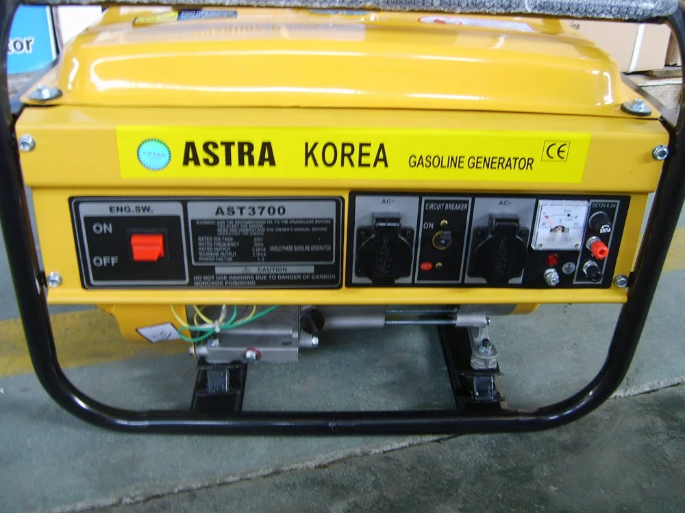 Lingben China Long Run Time AST3700 Manual Astra Korea Generator