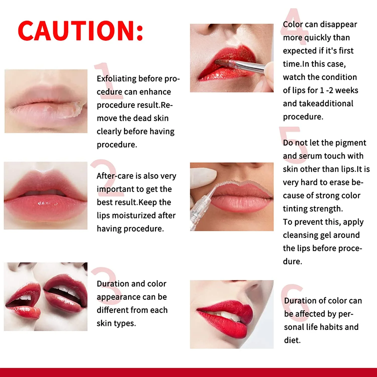 Пигментные чернила для губ пигмент BB крем набор блеска лечение мезотерапии MTS