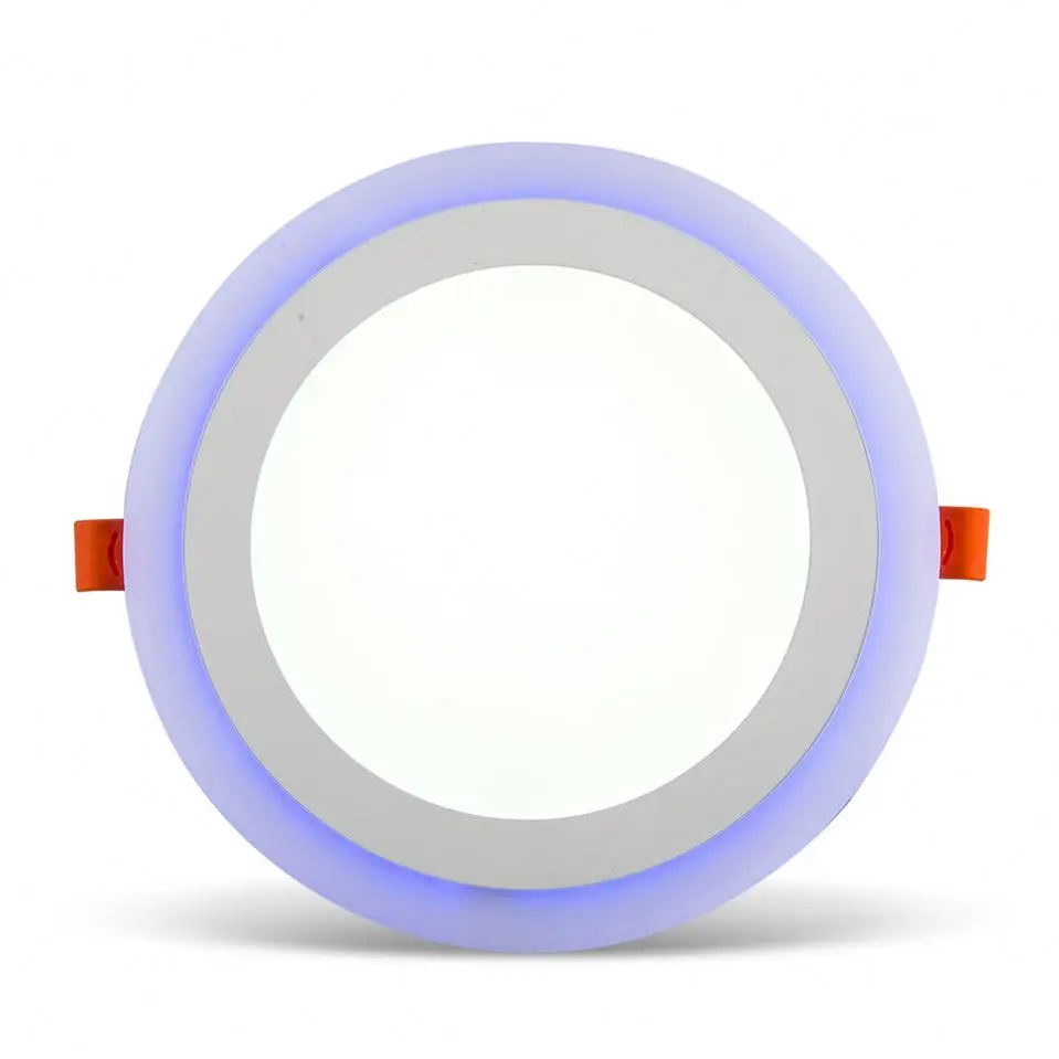 Hallway Multi Color Circle Indoor Home Lighting Flat Wall Cool White Led Panel Light
