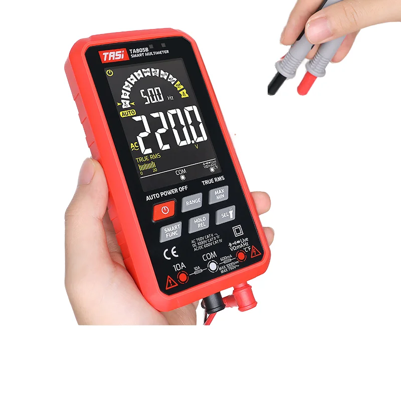 TASI TA805A 9999 Counts Color LCD Screen  Digital Multimeters  Smart  Multimeter
