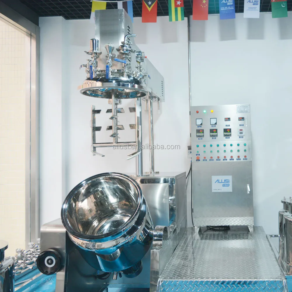 Mayonnaise Vacuum Homogenizing Emulsifying Mixer Industrial Small Mayonnaise Making Machine