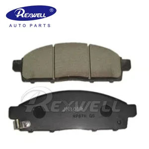 Rexwell Premium OEM Original 41060-EB326 Car Front Ceramic Brake Pads for Nissan Navara Np300 D40 Pathfinder R51 YD25 Auto Parts