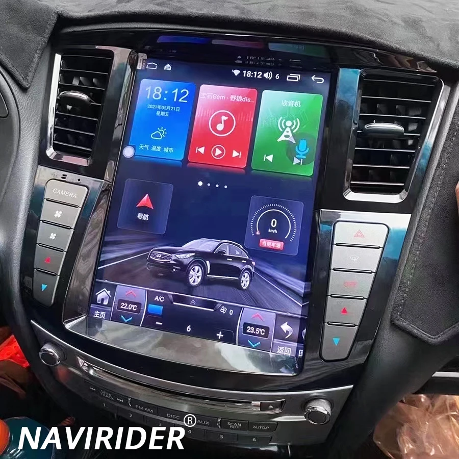 インフィニティQX60JX35用256GBラジオ2014-2019 Android13タッチ