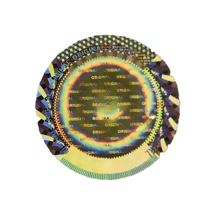 Sticker Printing Secure Security Label Genuine Hologram Id Void Sticker Overlays Silver Mini Qr Code Hologram Sticker