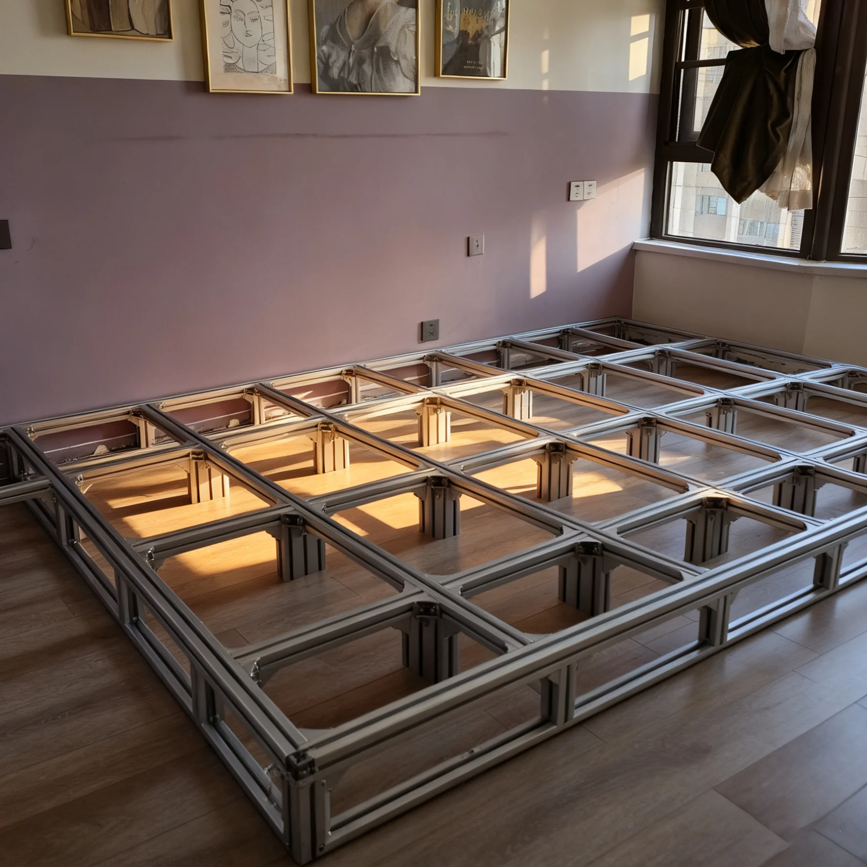 Aluminiumsprofiler til moderne flydende senge: 4080, 4040, 3030, 3060