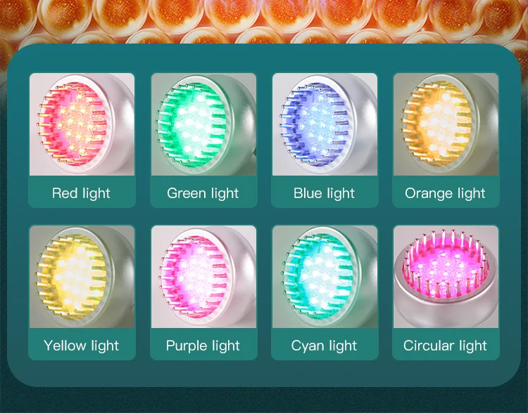 Cavitation Machine 9 in 1 Body Slimming Therapy Machine Desktop 80K Multi-Function Negative Pressure Cavitation Beauty Machine