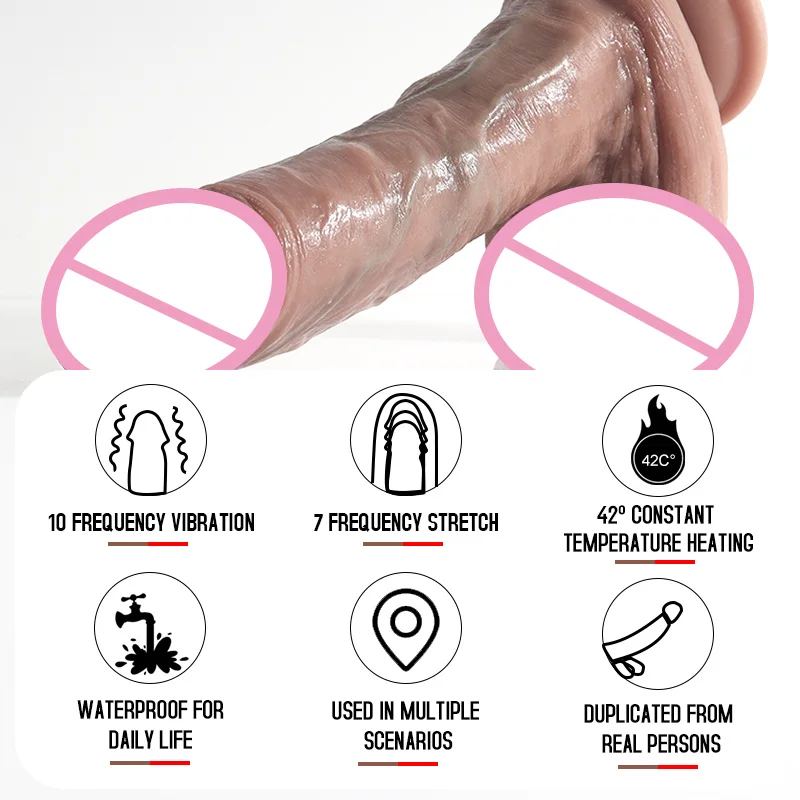 Wireless Remote Control Dildos Penis Suction Cup Penis Phallus Realistic Dildo Vibrator Sex Toys Artificial Rubber for Women