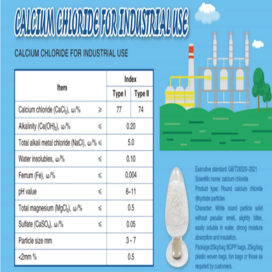 Calcium Chloride for Powder and Prills with Good Calcium Chloride Specification