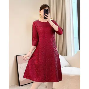 2026 Summer Hi Mother-in-law Lace High-End Wedding Dress Young Fashion Mom Casual Style Chiffon Natural Front for Spring Autumn