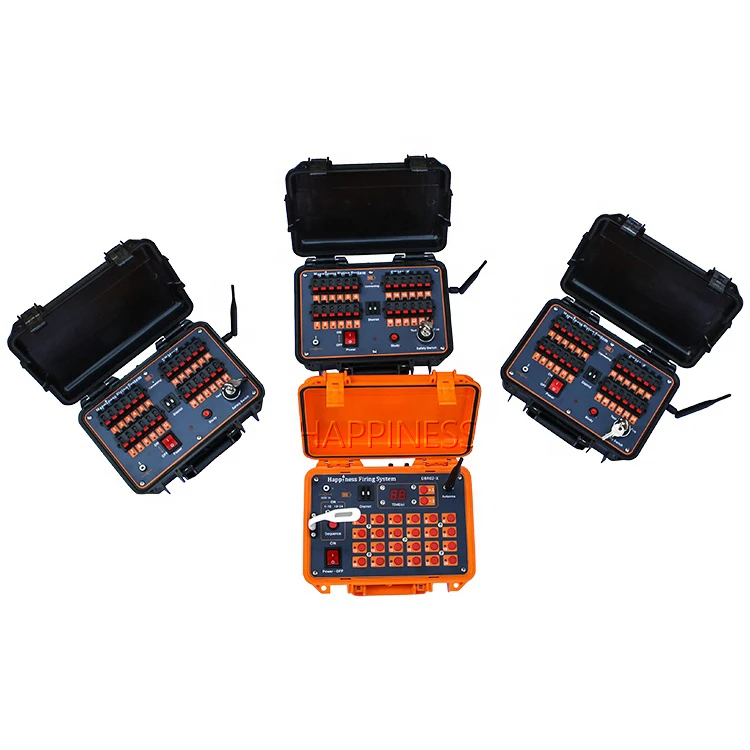 Happiness Pyrotechnic System with CE Certificate 72 Cues Wireless Remote Control Fireworks Firing System for Fireworks Display