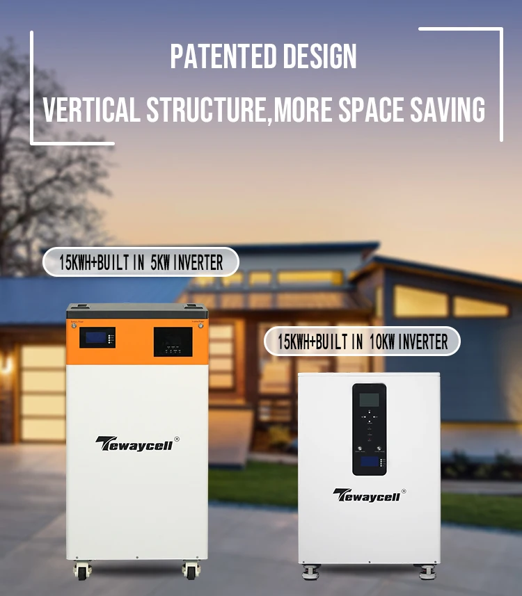 For Tewaycell All-in-One 48V 300Ah 15KWH Lithium Battery Pack Power Wall for Home Solar System with CAN Communication Port