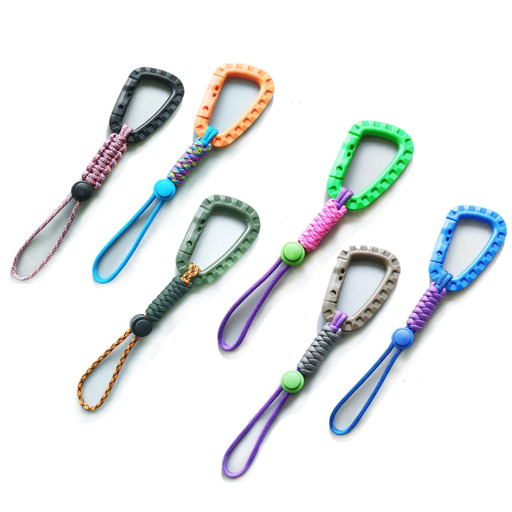 Custom Paracord Carabiner Keychain For Camping And Hiking_voghion.com