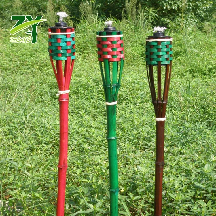 Schne Garten-Dekoration Fackel, Bambus-Fackel, Tiki-Fackeln| Alibaba.com