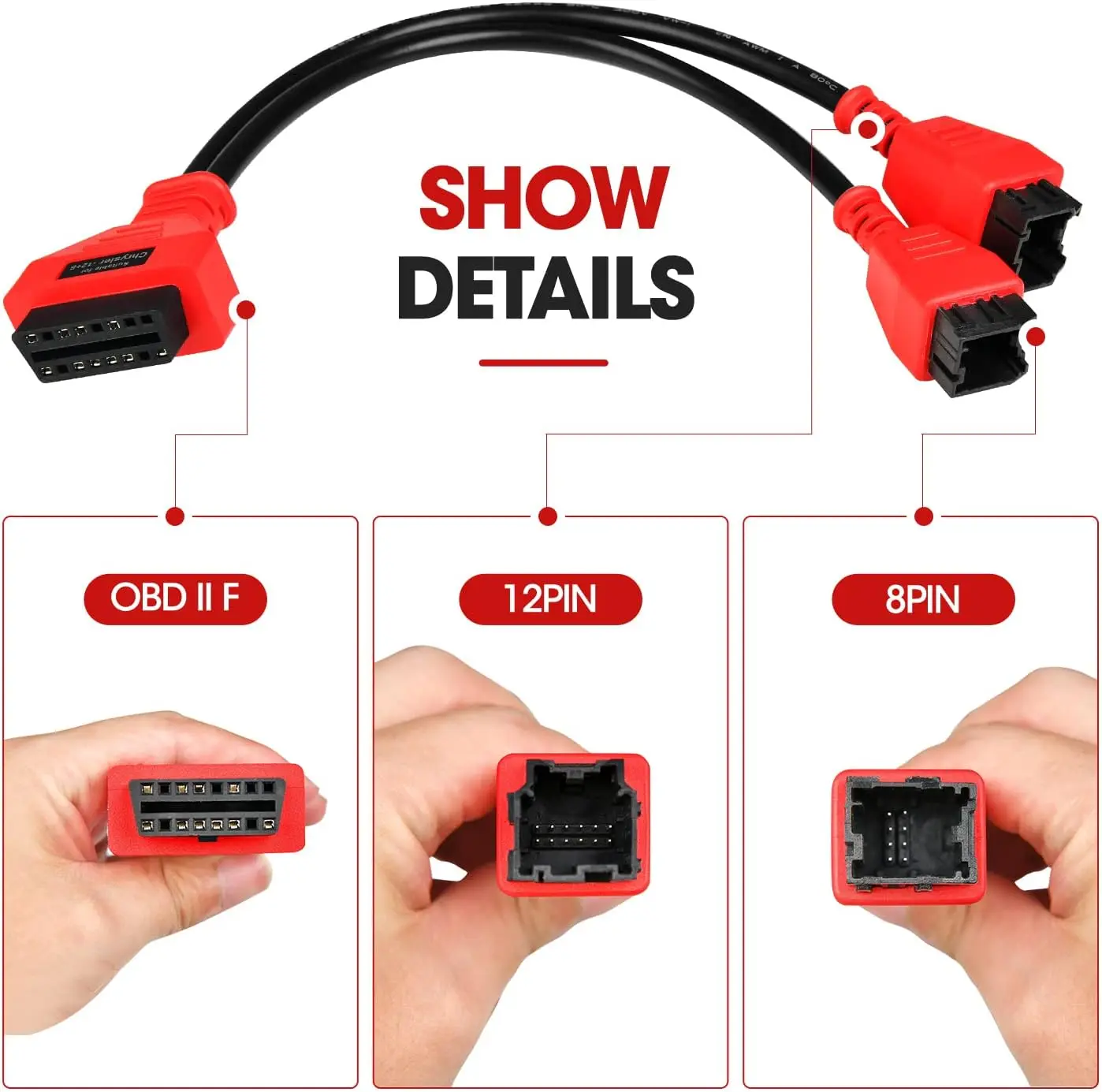 product obd2 adapter for chrysler 128 programming cable connector bypass gateway protocol cable obd cable-1