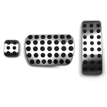 Couvre-Pédales Voiture Mercedes - Kit Pédale Accélérateur Et Frein Compatible Classe A W176, B W246, GLA, GLE, CLA - Acier Inoxydable