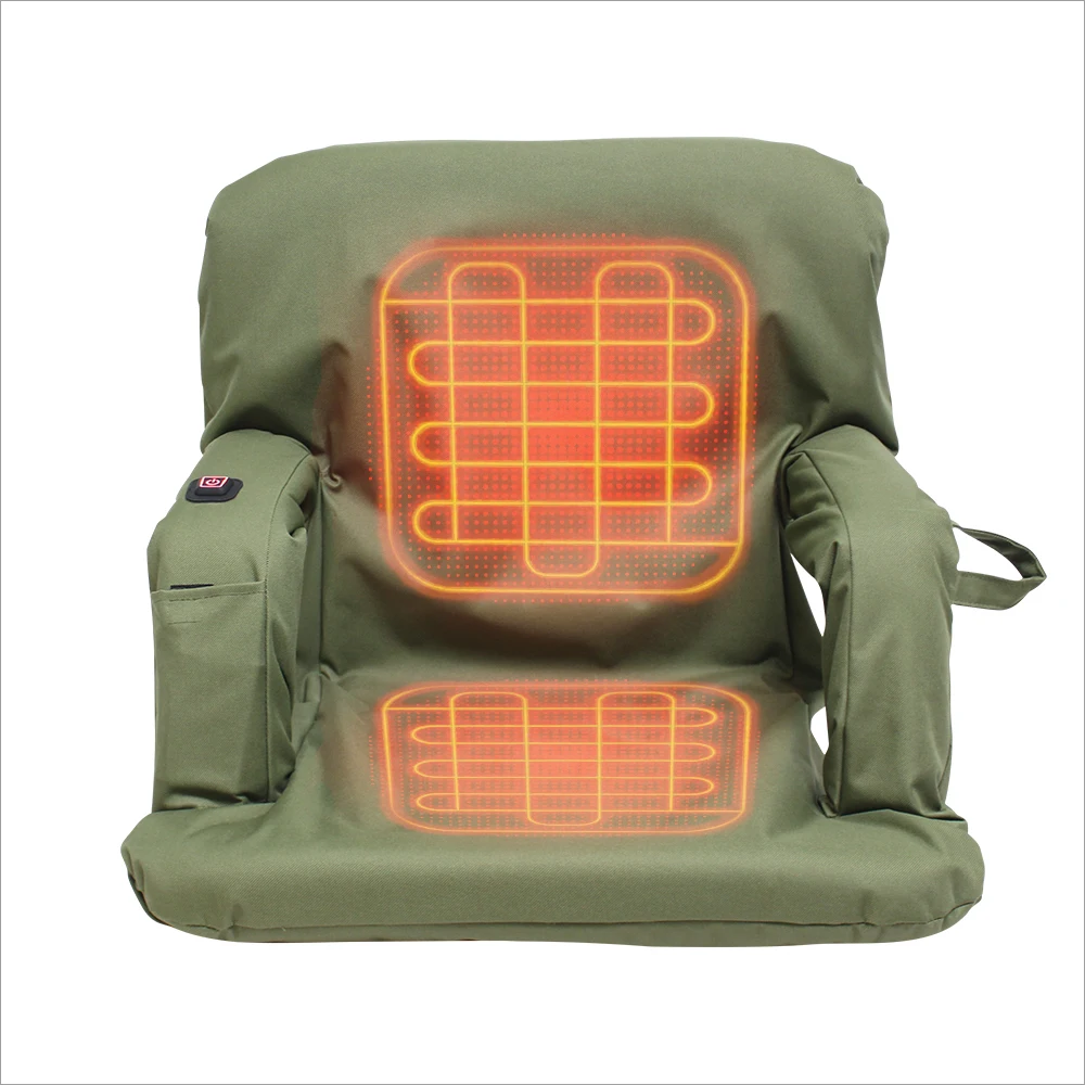 heated folding stadium seat