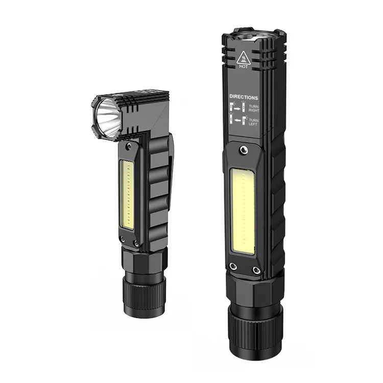 Outdoor multi-function work light portable with USB rechargeable work flashlight
