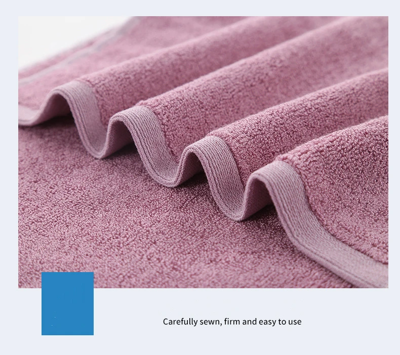 Factory 100% Bamboo Fiber Soft And Absorbent Thick Solid Color Bath Towel 70*140cm Towel supplier