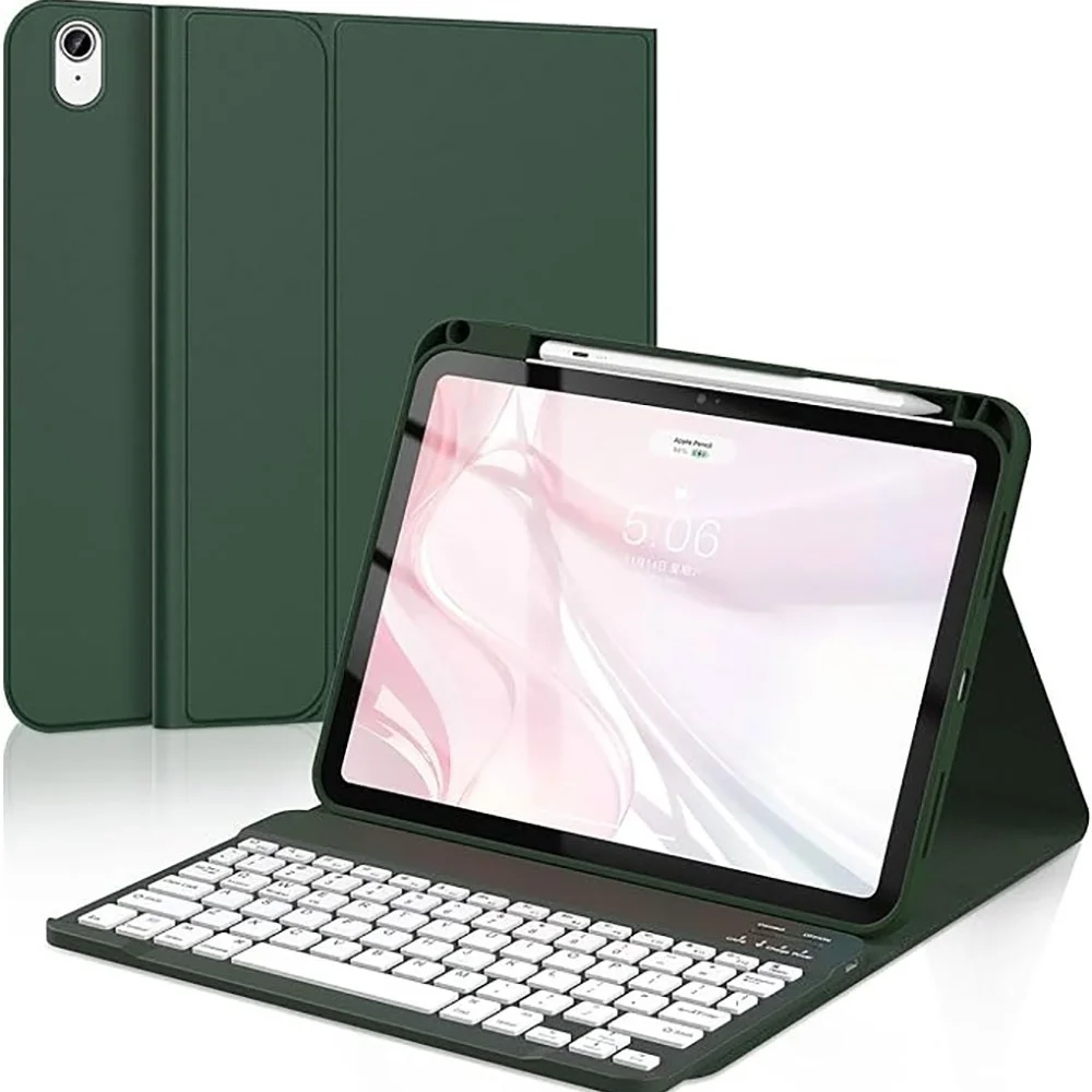 product magnetic wireless detachable keyboard case for ipad 11 inch with stand flip cover pen holder laudtec-10
