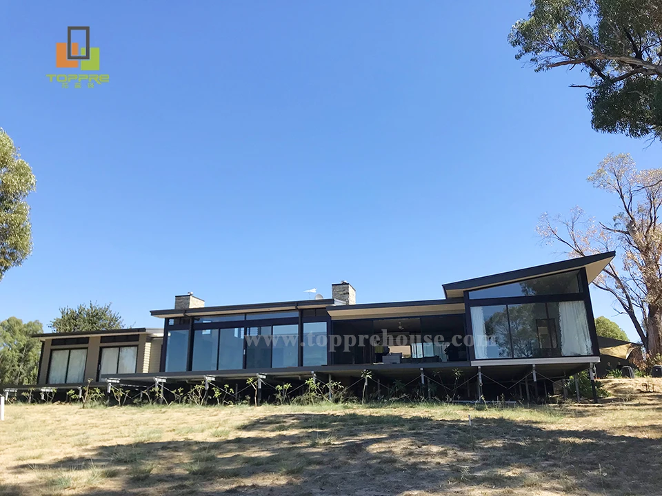 Light Weight Steel Frame Prefabricated Prefab Fast Install House Villa Ready Made Mobile Apartment Villa Home in Davao City