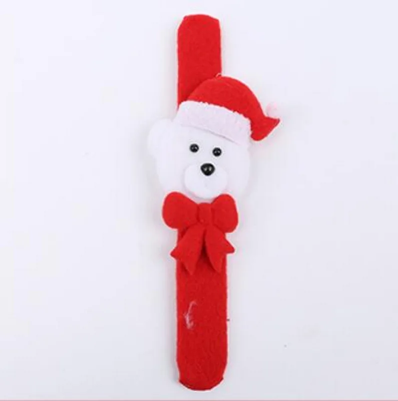 LED Light Christmas Slap Circle Wrist Band