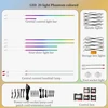 LED 20 light Phantom colored