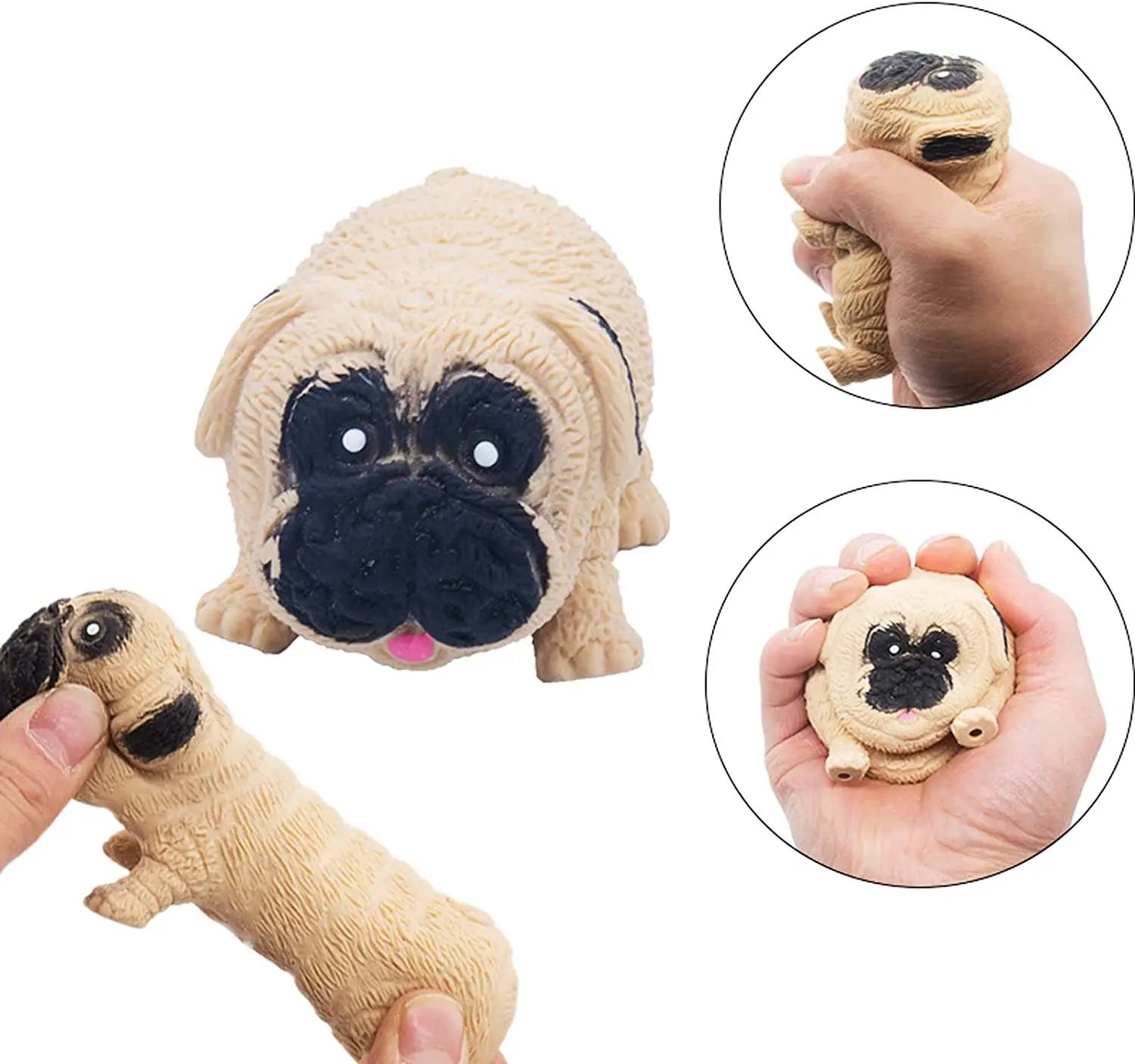 Squishy Toys,Sensory Fidget Toys Pug Dog For Adults Autistic ...