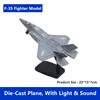Modello di caccia F-35 grigio