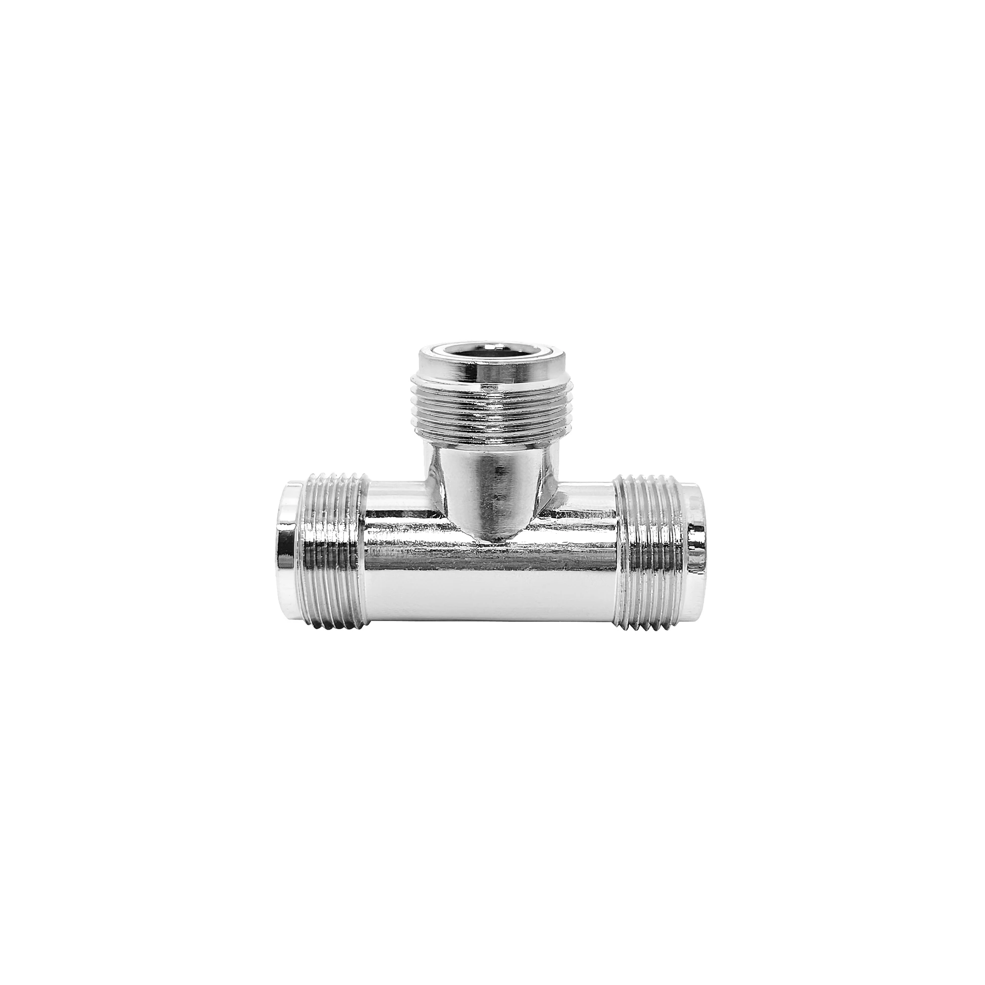 Factory 50 Ohm T Shape N Type Female Jack Connector 3 Ways N Female to Female Splitter Tee Adapter RF Coaxial Coupling Connector