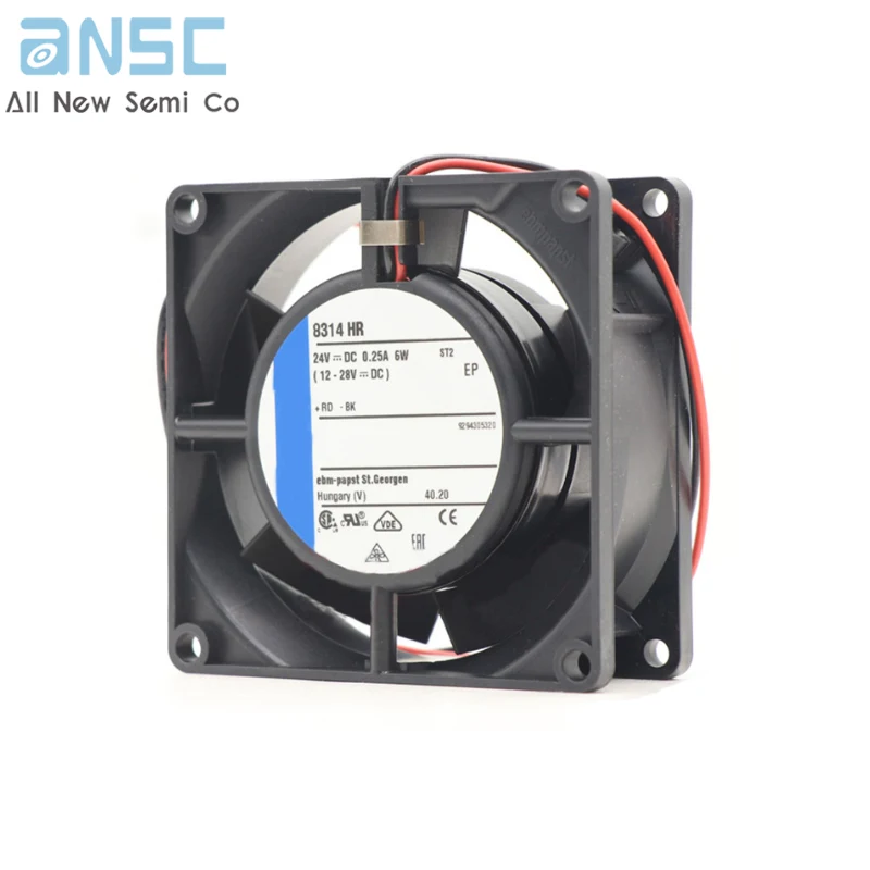 Original Axial fan 8314HR High-speed converter fan 8032 24V 6W 8CM