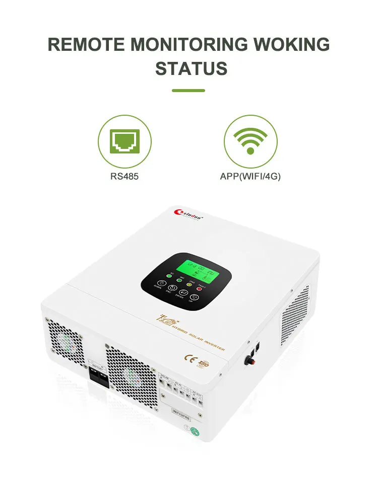 Wa Solar Inverters 4.2kwa 24v 1kw 8.2kw 11kva Hybrid Solar Inverters for Off-grid