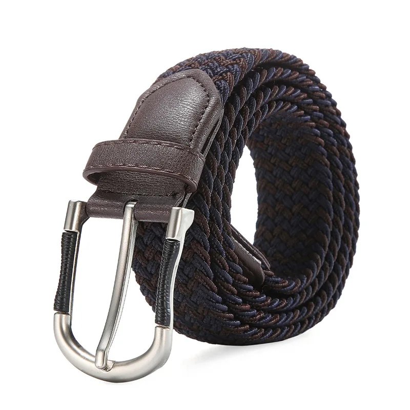 New leisure elastic belt elastic needle buckle woven belt versatile belt