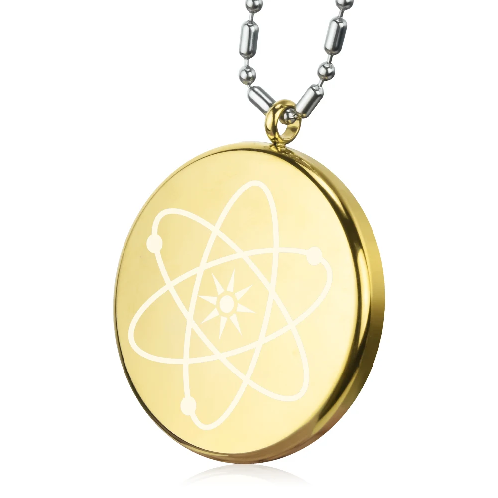 Quantum Science Stainless Steel Energy Quantum Pendant with Negative Ions Japanese Quantum Energy Pendant