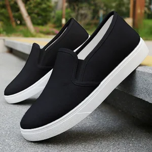 Custom Logo Canvas Material Chinese Women Men White Black Kungfu Shaolin Monk Shoes Wushu Shoes Non-slip Martial Arts Shoes