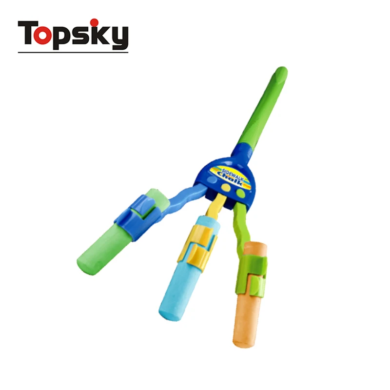 Нетоксичный цветной моющийся набор мелов для улицы Забавная детская художественная