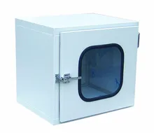 New Customizable Stainless Steel Pass Box / Transfer Window with Transparent Glass for Clean Room