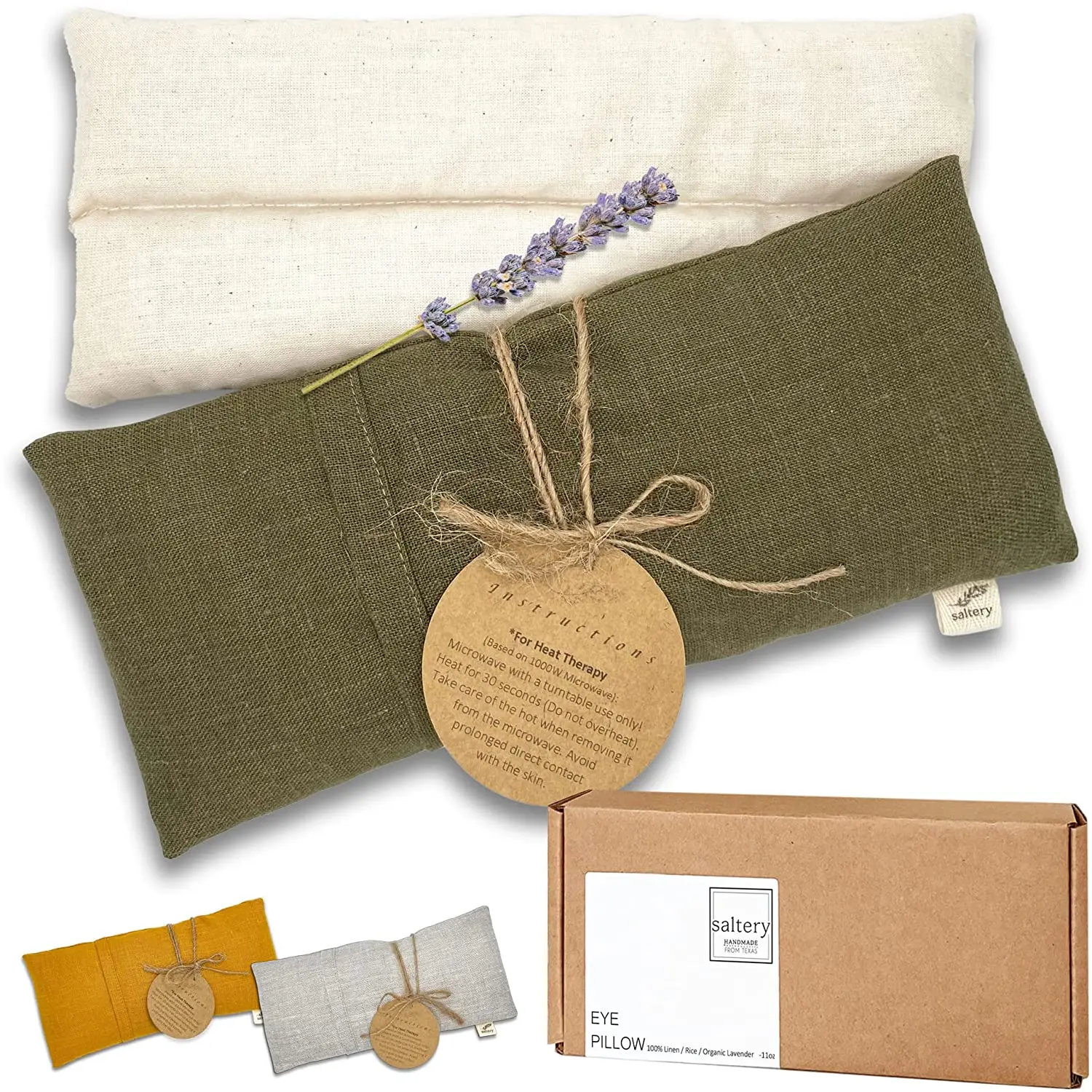 Weighted Sleeping Eye Mask Linen Yoga Scented Eye Pillow Aromatherapy