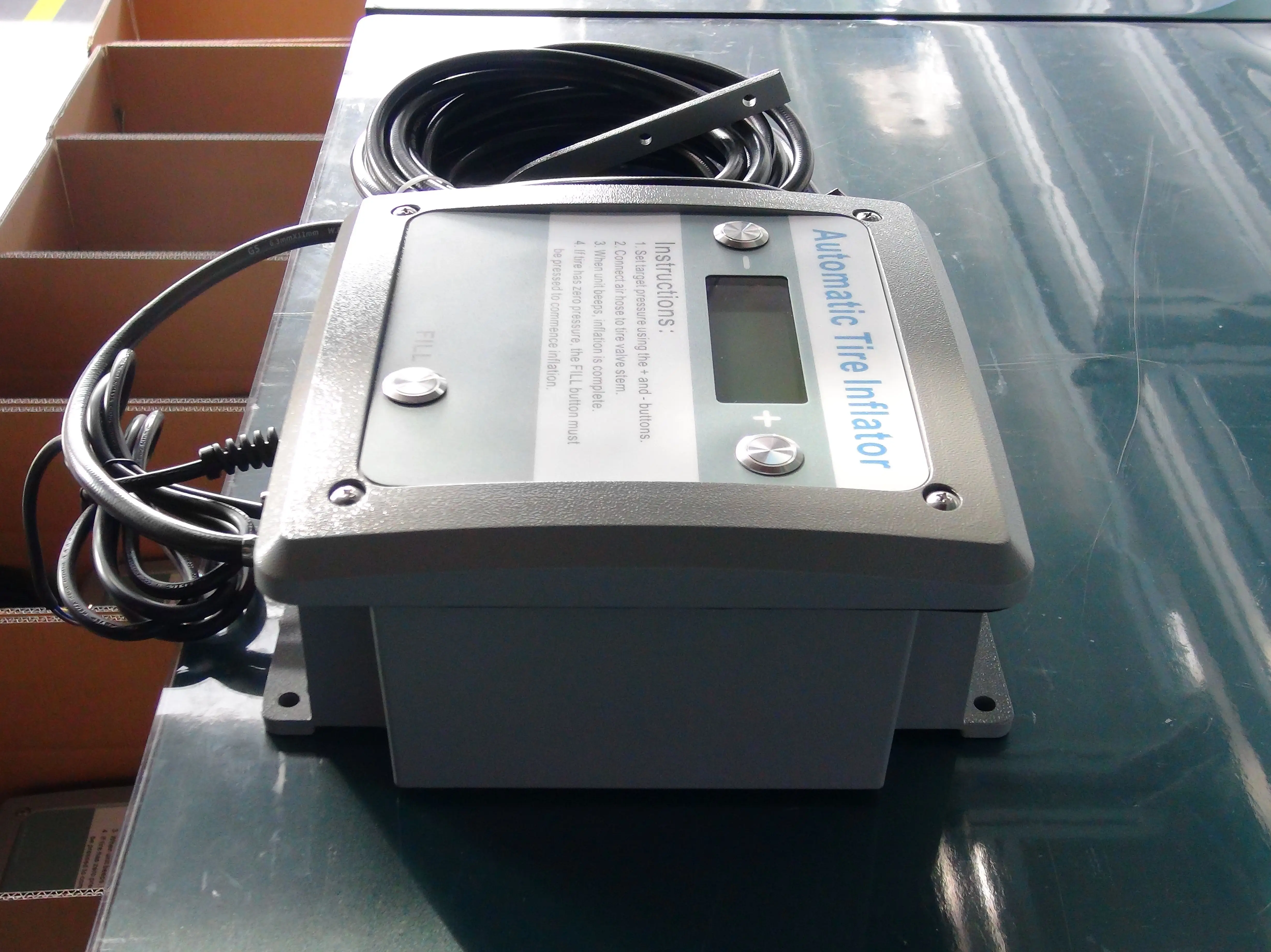 Tyre Inflator for Cars Trucks Buses & Gas Stations Digital Tire Inflator High Pressure Air Gauge IP66 Metal Inflation Machine