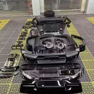 Modified Tank 1BRABUS Kit Upgrade New Encircling Central Front Bar Machine Cover Wheel for Wheel for Tank 300