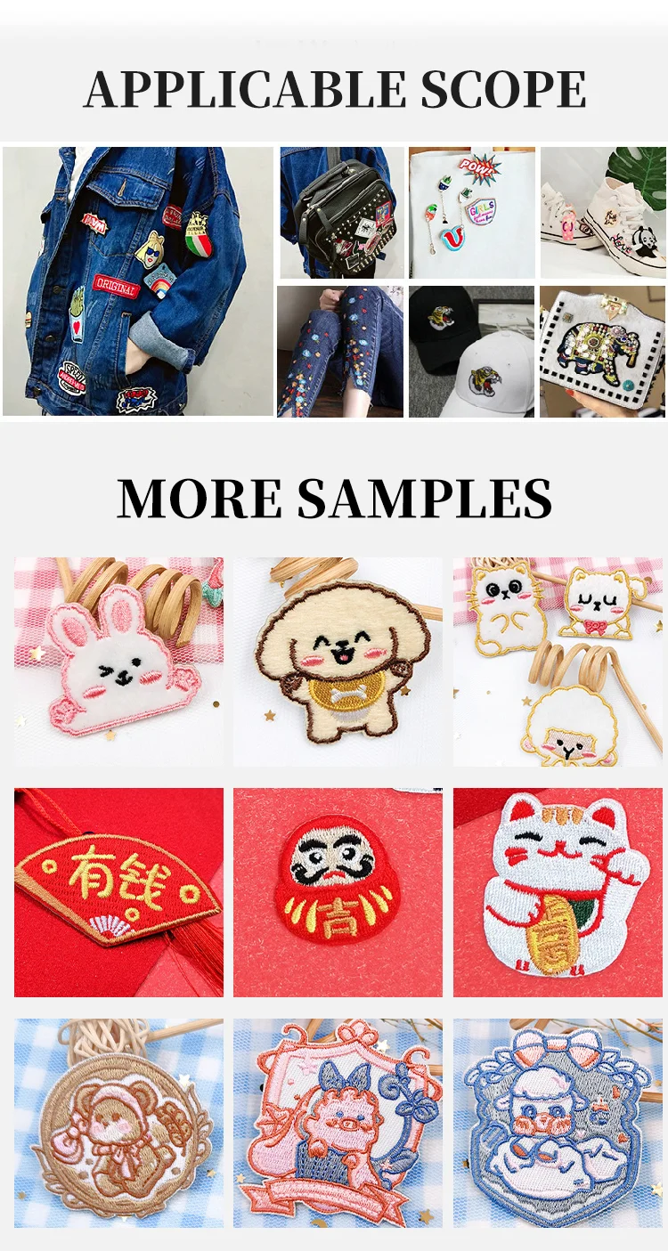 Patch Manufacturer Custom 3d Personalized Embroidery Patches Heat Press