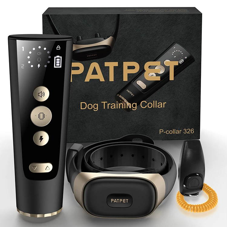 PATPET Shock Collar for Dog IPX7 Waterproof Training Collar
