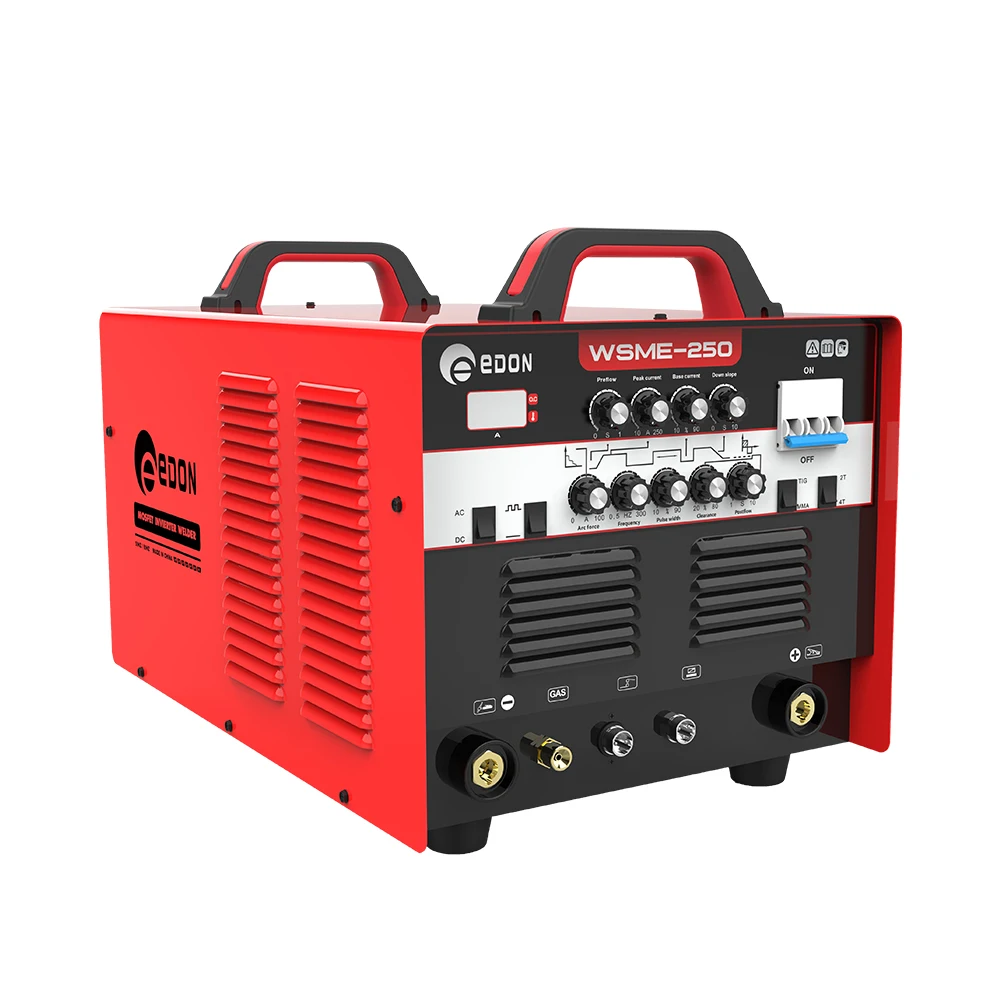 EDON WSME-200 180AMPS INVERTER AC DC TIG MMA  PULSE  Tig Aluminum WELDING MACHINE TIG WELDER