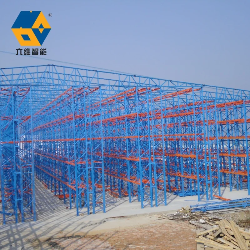 Automated Rack Clad Warehouse Construction Commercial Heavy Duty Rack Clad Building Storage Rack System