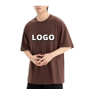 High Quality Custom Logo Printing Blank Plain Men's Tshirt 100 Cotton Oversized Summer Casual T Shirts Camisetas casual