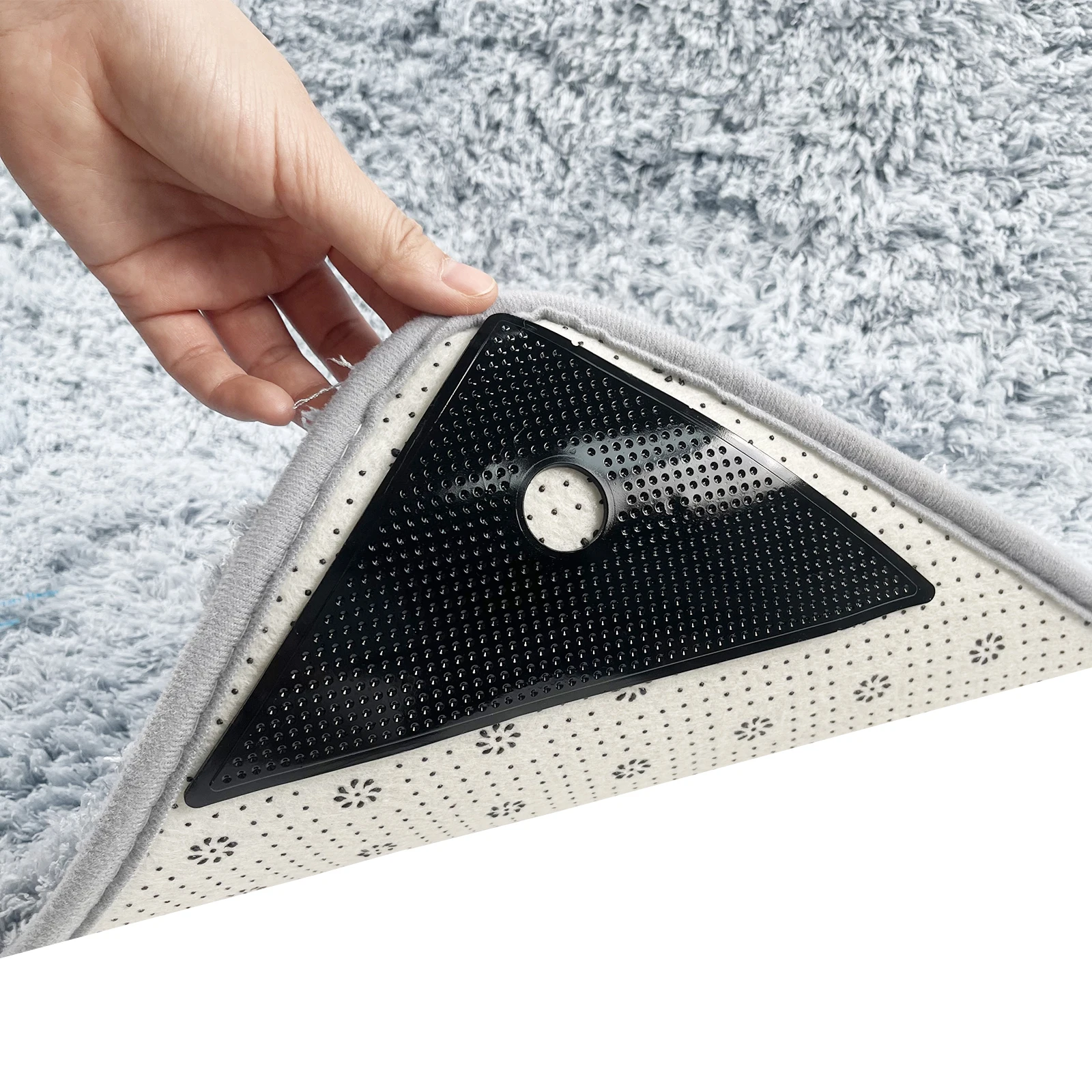 Washable Anti Slip Rug Underlay Carpet Grippers Strips Non Slip Reusable Rug Grippers For