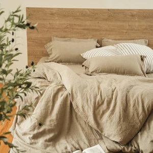 Hot Sale French Fabric Bed Linen Sheets Wholesale Bedding Duvet Cover Set Bed Linen Set Pure French Linen Bedding