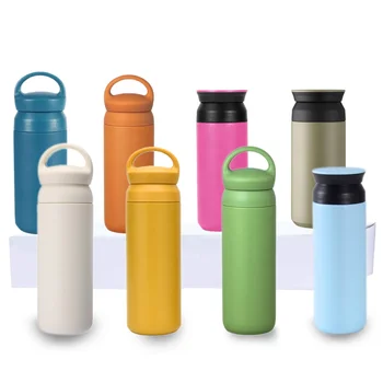 Custom Logo Day off Insulated Thermal Thermos Travel Mug Double Wall Stainless Steel Coffee Travel Tumbler 350ml 500ml
