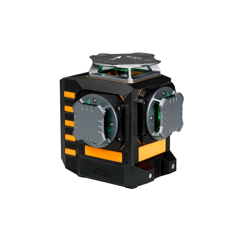 Laisai LSG6682 Cross Line Laser Levels 360 Auto Level 12 Lines Green 3d Survey Equipment Optical Level Machine